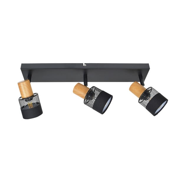 Reflektor sufitowy Coletta ruchomy czarny 3xE14x4W IP20 Italux 1039096