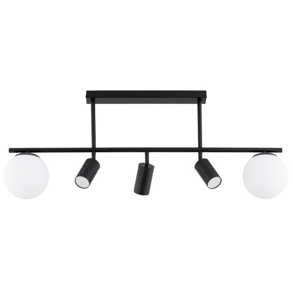 Reflektor sufitowy czarno-biały ESKA 5xE14x15W wym:38x15x95cm Alfa 866215
