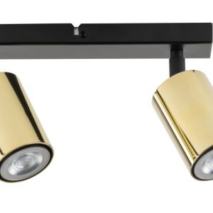 Reflektor sufitowy czarno-mosiężny Zoom 2xGU10x25W wym:16x25x6cm Sigma 865892 Reflektor sufitowy czarno-mosiężny Zoom 2xGU10x25W wym:16x25x6cm Sigma 865892