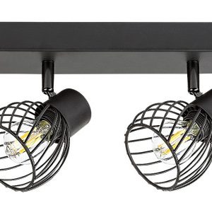 Reflektor sufitowy czarny Aberama 4xE14x15W wym:15×54,5×8,5cm Rabalux 865960 Reflektor sufitowy czarny Aberama 4xE14x15W wym:15×54,5×8,5cm Rabalux 865960