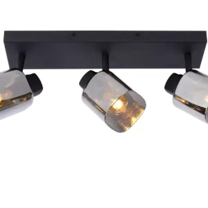 Reflektor sufitowy czarny ALION 3xE14x25W wym:18x10x10cm Lucide 866062 Reflektor sufitowy czarny ALION 3xE14x25W wym:18x10x10cm Lucide 866062