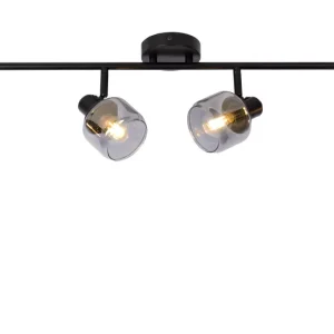 Reflektor sufitowy czarny BJORN 4xE14x40W wym:16,5x74x14cm Lucide 866060 Reflektor sufitowy czarny BJORN 4xE14x40W wym:16,5x74x14cm Lucide 866060