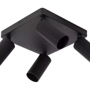 Reflektor sufitowy czarny CLUBS 4xGU10x40W wym:14,9x24x24cm Lucide 865924 Reflektor sufitowy czarny CLUBS 4xGU10x40W wym:14,9x24x24cm Lucide 865924