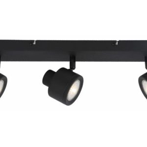 Reflektor sufitowy czarny Emerson 3xGU10x50W wym:13x41x7cm Reality 866268 Reflektor sufitowy czarny Emerson 3xGU10x50W wym:13x41x7cm Reality 866268