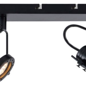 Reflektor sufitowy czarny Fiji 2 2xGU10x50W wym:16x32x6cm Reality 865795 Reflektor sufitowy czarny Fiji 2 2xGU10x50W wym:16x32x6cm Reality 865795