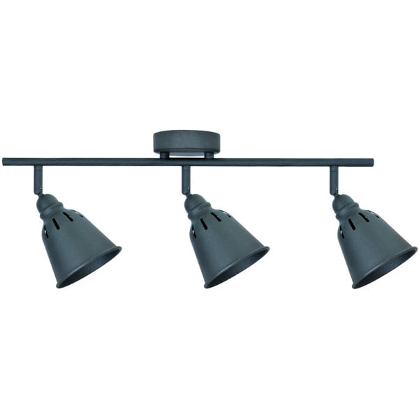 Reflektor sufitowy czarny FIONA 3xE14x8W wym:18,5x57x10cm Polux 866035