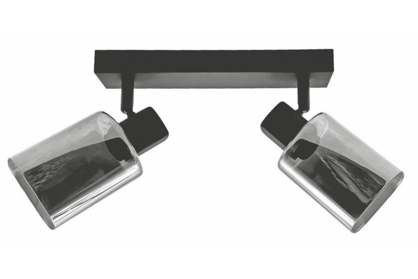 Reflektor sufitowy czarny Harlow 2xE14x40W wym:14x25x9cm Reality 866232