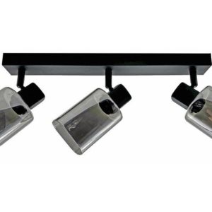 Reflektor sufitowy czarny Harlow 3xE14x40W wym:14x40x9cm Reality 865951 Reflektor sufitowy czarny Harlow 3xE14x40W wym:14x40x9cm Reality 865951