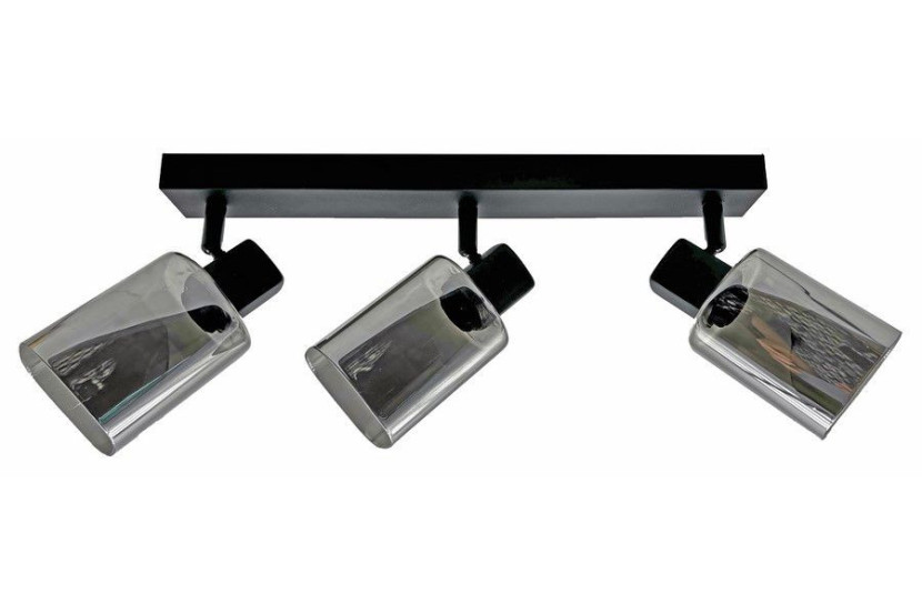 Reflektor sufitowy czarny Harlow 3xE14x40W wym:14x40x9cm Reality 865951