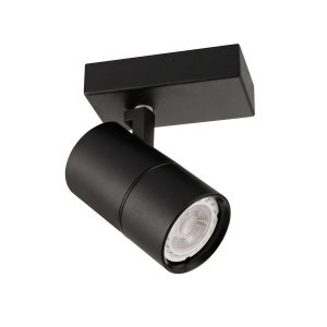 Reflektor sufitowy czarny LACONI 1xGU10x35W wym:11,5×11,5×6,5cm Italux 866302 Reflektor sufitowy czarny LACONI 1xGU10x35W wym:11,5×11,5×6,5cm Italux 866302