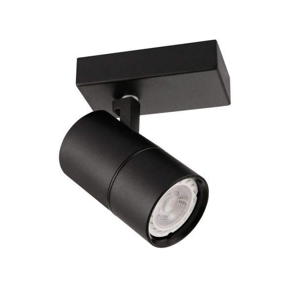 Reflektor sufitowy czarny LACONI 1xGU10x35W wym:11,5x11,5x6,5cm Italux 866302