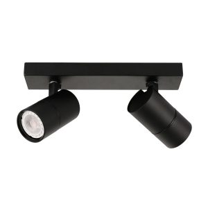 Reflektor sufitowy czarny LACONI 2xGU10x35W wym:11,5×28,5×6,5cm Italux 866067 Reflektor sufitowy czarny LACONI 2xGU10x35W wym:11,5×28,5×6,5cm Italux 866067