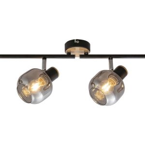 Reflektor sufitowy dąb-kolor dymny Salazar 4xE14x40W wym:20x70x8cm Rabalux 866895 Reflektor sufitowy dąb-kolor dymny Salazar 4xE14x40W wym:20x70x8cm Rabalux 866895