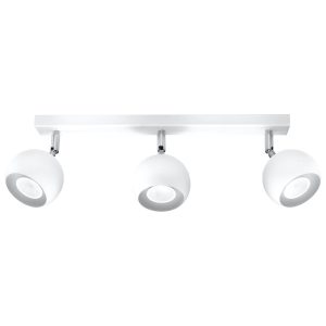 Reflektor sufitowy FOKUMO biały chromowany 3xGU10x40W IP20 Pure Lume 1037364 Reflektor sufitowy FOKUMO biały chromowany 3xGU10x40W IP20 Pure Lume 1037364