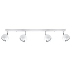Reflektor sufitowy FOKUMO biały chromowany 4xGU10x40W IP20 Pure Lume 1037441 Reflektor sufitowy FOKUMO biały chromowany 4xGU10x40W IP20 Pure Lume 1037441