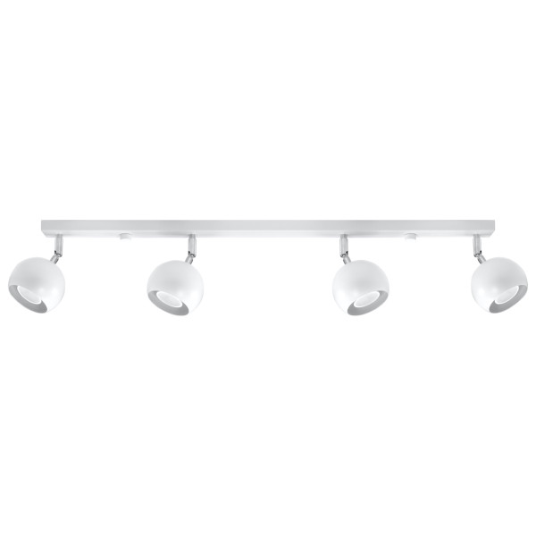 Reflektor sufitowy FOKUMO biały chromowany 4xGU10x40W IP20 Pure Lume 1037441
