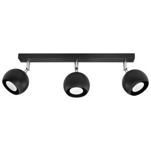Reflektor sufitowy FOKUMO czarny-chromowany 3xGU10x40W IP20 Pure Lume 1037333 Reflektor sufitowy FOKUMO czarny-chromowany 3xGU10x40W IP20 Pure Lume 1037333
