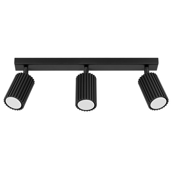 Reflektor sufitowy GRAVIO czarny 3xGU10x10W IP20 Pure Lume 991383