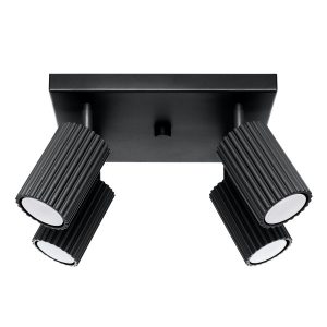 Reflektor sufitowy GRAVIO czarny 4xGU10x10W IP20 Pure Lume 991544 Reflektor sufitowy GRAVIO czarny 4xGU10x10W IP20 Pure Lume 991544