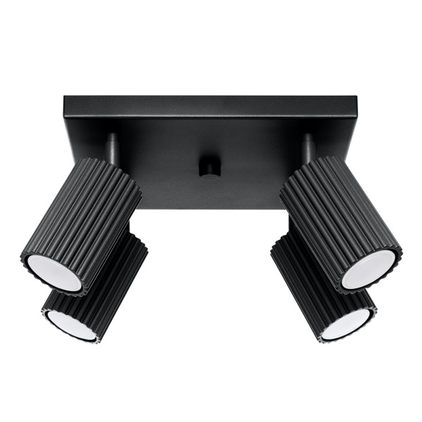 Reflektor sufitowy GRAVIO czarny 4xGU10x10W IP20 Pure Lume 991544