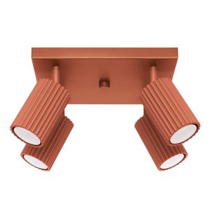 Reflektor sufitowy GRAVIO ochra czerwona 4xGU10x10W IP20 Pure Lume 991576 Reflektor sufitowy GRAVIO ochra czerwona 4xGU10x10W IP20 Pure Lume 991576