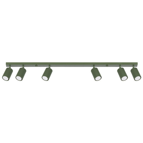 Reflektor sufitowy GRAVIO zielony oliwkowy 6xGU10x10W IP20 Pure Lume 991355