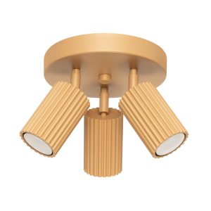 Reflektor sufitowy GRAVIO złoty 3xGU10x10W IP20 Pure Lume 991353 Reflektor sufitowy GRAVIO złoty 3xGU10x10W IP20 Pure Lume 991353