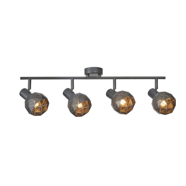 Reflektor sufitowy Harley ruchomy szaro-aluminiowy 4xE14x40W IP20 Italux 1039045