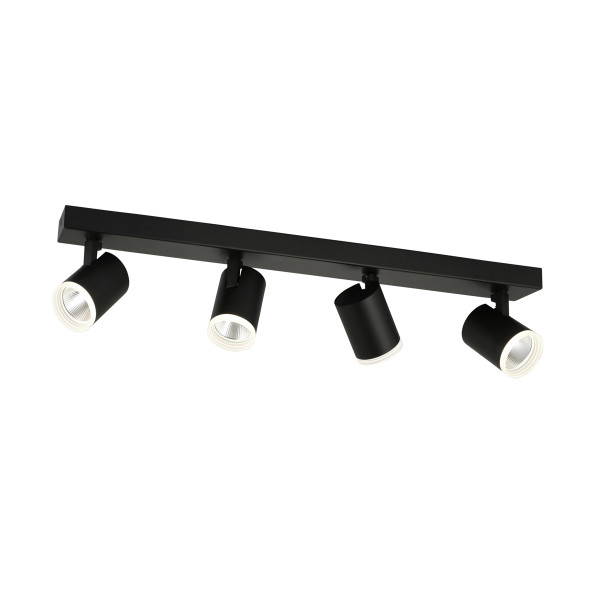 Reflektor sufitowy Helvia ruchomy czarny LED 20W 4000 K 2000lm IP20 Italux 1033951