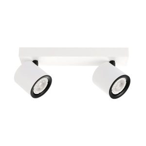 Reflektor sufitowy Karlota ruchomy biały 2xGU10x35W IP20 Italux 1037332 Reflektor sufitowy Karlota ruchomy biały 2xGU10x35W IP20 Italux 1037332
