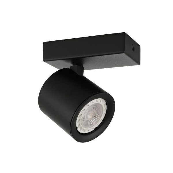 Reflektor sufitowy Karlota ruchomy czarny 1xGU10x35W IP20 Italux 1037404