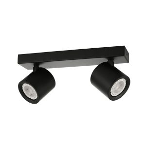 Reflektor sufitowy Karlota ruchomy czarny 2xGU10x35W IP20 Italux 1037421 Reflektor sufitowy Karlota ruchomy czarny 2xGU10x35W IP20 Italux 1037421