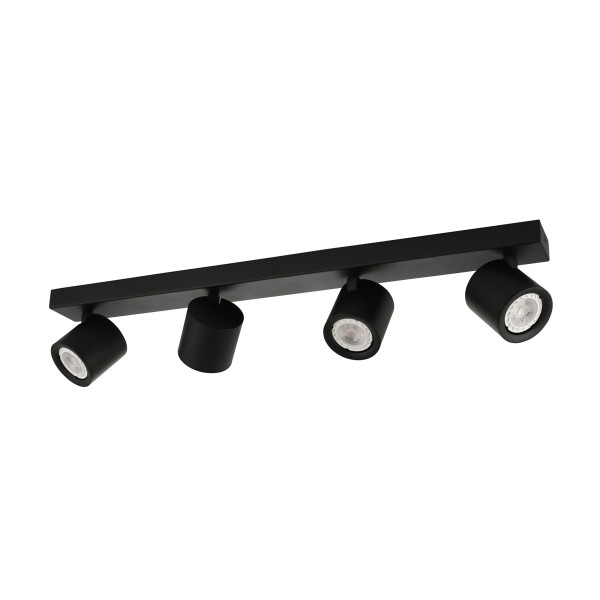 Reflektor sufitowy Karlota ruchomy czarny 4xGU10x35W IP20 Italux 1037340