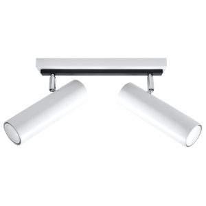 Reflektor sufitowy KURSO biały chromowany 2xGU10x40W IP20 Pure Lume 1037422 Reflektor sufitowy KURSO biały chromowany 2xGU10x40W IP20 Pure Lume 1037422