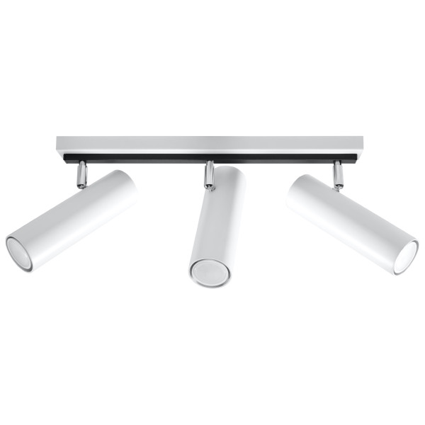 Reflektor sufitowy KURSO biały chromowany 3xGU10x40W IP20 Pure Lume 1037385