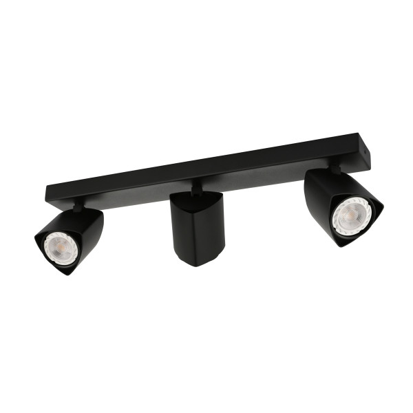 Reflektor sufitowy Merusa ruchomy czarny 3xGU10x35W IP20 Italux 1037339