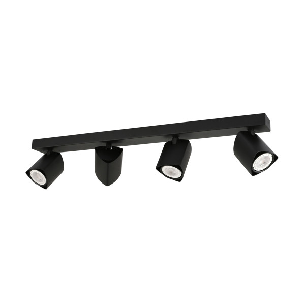 Reflektor sufitowy Merusa ruchomy czarny 4xGU10x35W IP20 Italux 1037370