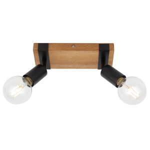 Reflektor sufitowy Molini ruchomy czarny 2xE27x40W IP20 Italux 1037413 Reflektor sufitowy Molini ruchomy czarny 2xE27x40W IP20 Italux 1037413