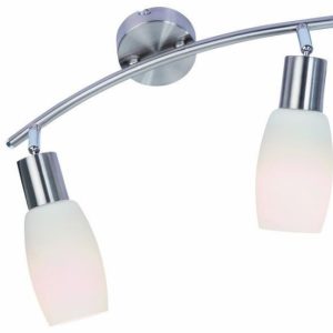 Reflektor sufitowy nikiel Namp 2xE14x40W wym:20x36x10cm Reality 866058 Reflektor sufitowy nikiel Namp 2xE14x40W wym:20x36x10cm Reality 866058