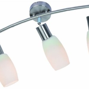 Reflektor sufitowy nikiel Namp 3xE14x40W wym:20x43x8cm Reality 865969 Reflektor sufitowy nikiel Namp 3xE14x40W wym:20x43x8cm Reality 865969