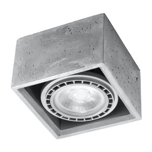 Reflektor sufitowy NUMERO szary 1xGU10x40W wym:10x14x14cm IP20 Pure Lume 1034254 Reflektor sufitowy NUMERO szary 1xGU10x40W wym:10x14x14cm IP20 Pure Lume 1034254