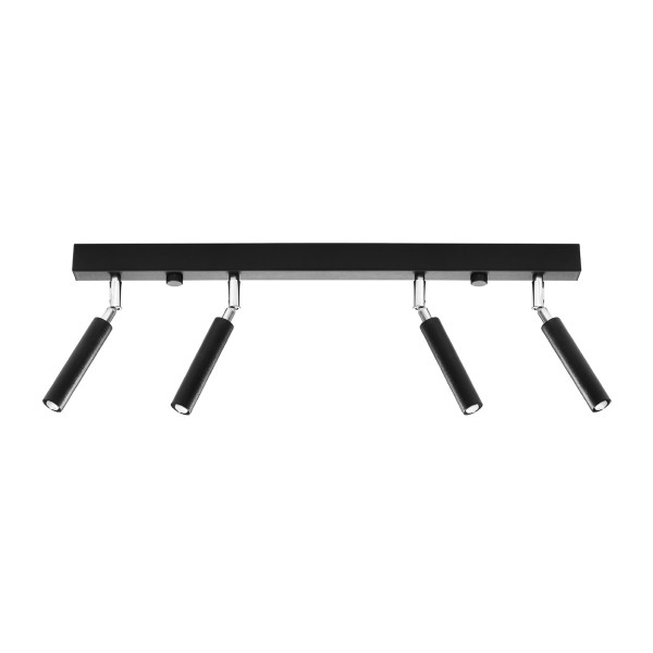 Reflektor sufitowy OPTIMA czarny-chromowany 4xG9x12W IP20 Pure Lume 1034265