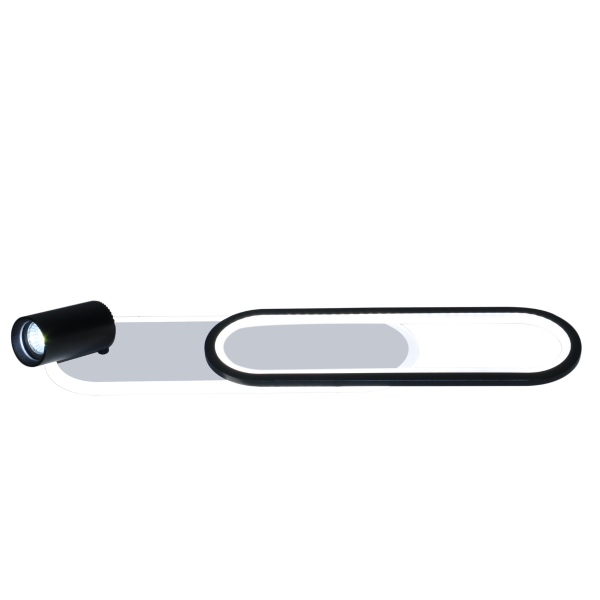 Reflektor sufitowy PARMA czarny 1xGU10 + LED 10W Light Prestige 1051666