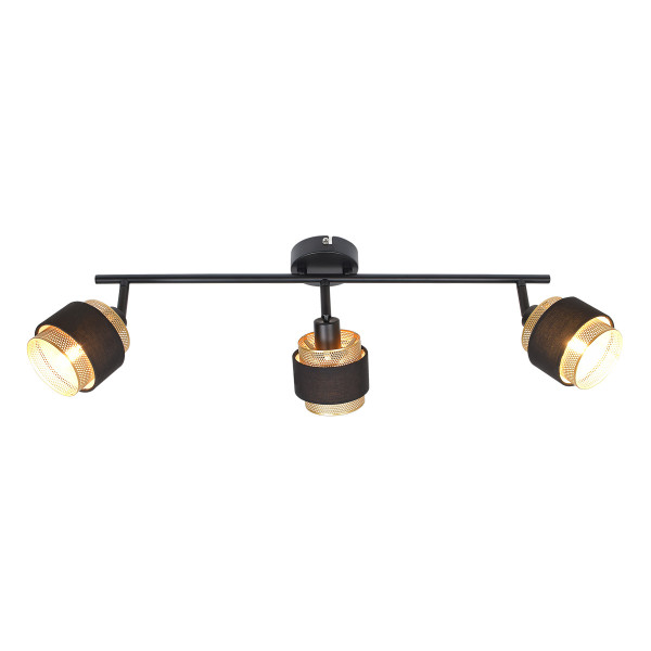 Reflektor sufitowy Renez ruchomy czarny 3xE14x4W wym:22x60x10cm IP20 Italux 1038988