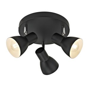 Reflektor sufitowy Riado ruchomy czarny 3xE14x40W IP20 Italux 1037420 Reflektor sufitowy Riado ruchomy czarny 3xE14x40W IP20 Italux 1037420