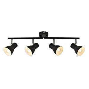 Reflektor sufitowy Riado ruchomy czarny 4xE14x40W IP20 Italux 1037401 Reflektor sufitowy Riado ruchomy czarny 4xE14x40W IP20 Italux 1037401