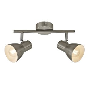 Reflektor sufitowy Riado ruchomy nikiel satynowany 2xE14x40W IP20 Italux 1037442 Reflektor sufitowy Riado ruchomy nikiel satynowany 2xE14x40W IP20 Italux 1037442