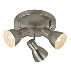 Reflektor sufitowy Riado ruchomy nikiel satynowany 3xE14x40W IP20 Italux 1037461 Reflektor sufitowy Riado ruchomy nikiel satynowany 3xE14x40W IP20 Italux 1037461