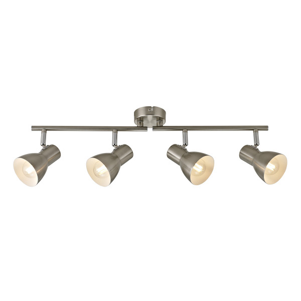 Reflektor sufitowy Riado ruchomy nikiel satynowany 4xE14x40W IP20 Italux 1037455
