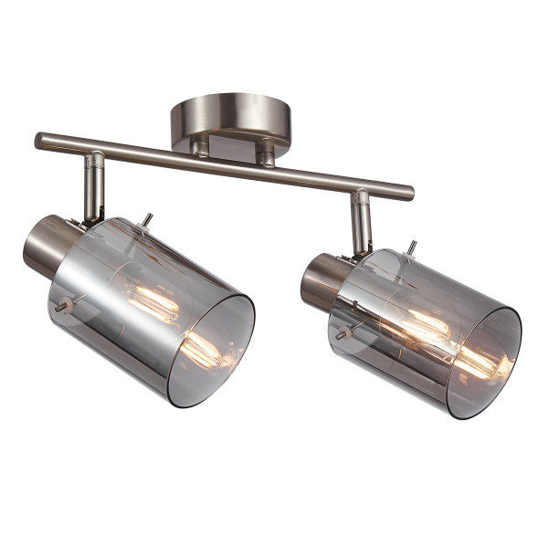 Reflektor sufitowy Sardo ruchomy chromowany-srebrny 2xE14x40W IP20 Italux 1037384